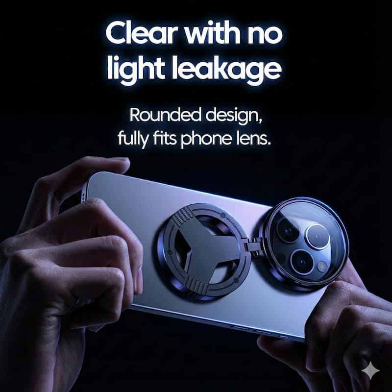 Gluschwein - PhoneLens - Magnetische Clip-On-Kamera-Polarisationsfilter