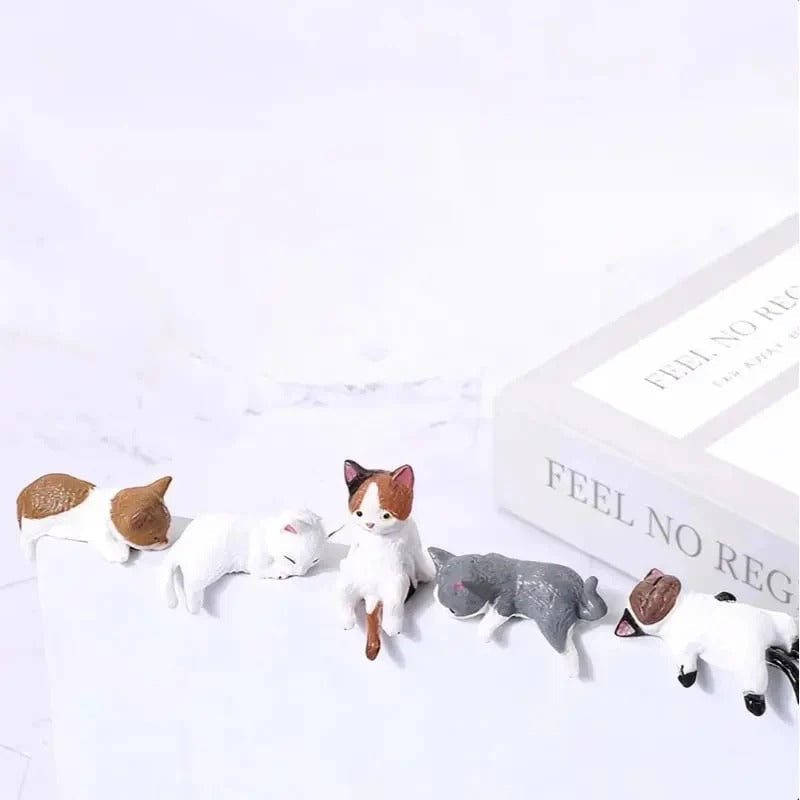 Gluschwein - TinyCats - Mini-Katzen-Schreibtischfiguren-Set