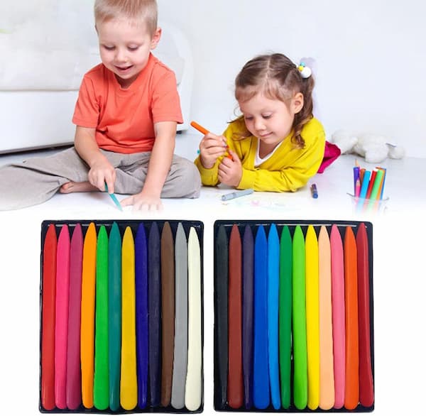 Gluschwein - Rainbow Colors - Wasserfeste Bio-Wachsmalkreiden (48 Farben)
