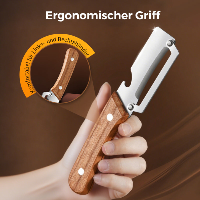 Gluschwein - 🥕 2+1 GRATIS! 🔥 Multifunktionaler Gemüseschäler für Die Küche – Edelstahlklinge, Ergonomischer Griff & Ideal Zum Schälen Von Obst & Gemüse ✨