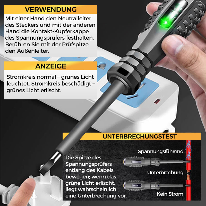 🔥Sonderverkauf 55% Rabatt🔥2-in-1 Magnetischer Schraubendreher und Spannungsprüfer