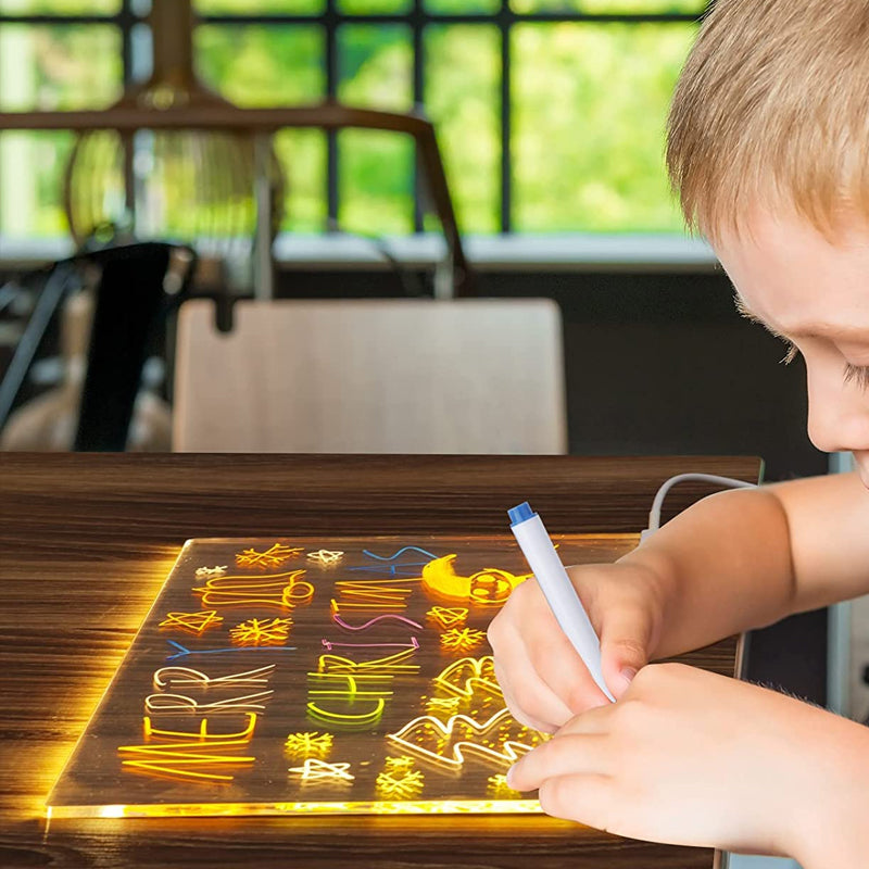 Gluschwein - LED-Notiztafel mit Farben