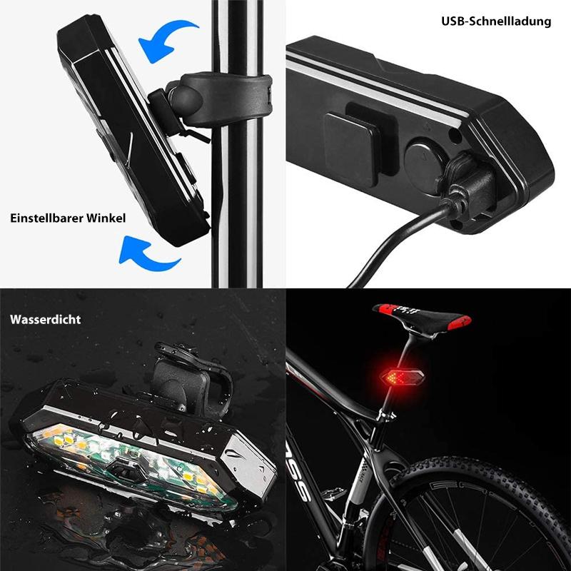 Gluschwein - Wunschfans™LED Wireless Fernbedienung Fahrrad Rücklicht