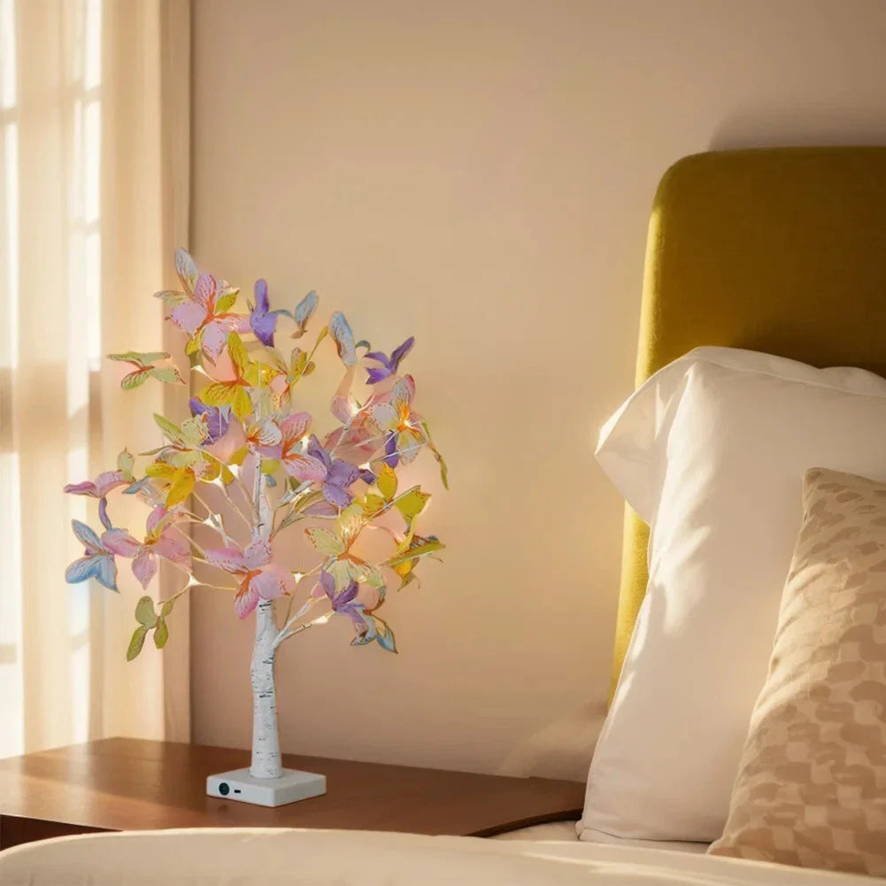 ButterflyTree - LED-Schmetterlingsbaum – Warmweißes Licht für stilvolle Wohnräume