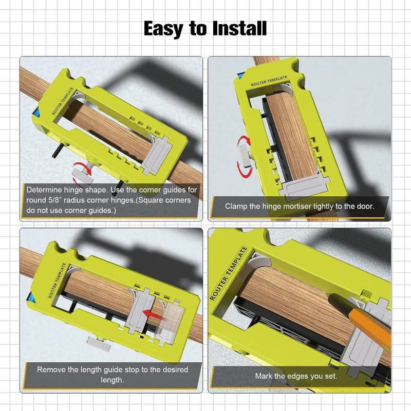 Gluschwein - Hinge Jig - Türscharnier-Montagewerkzeug