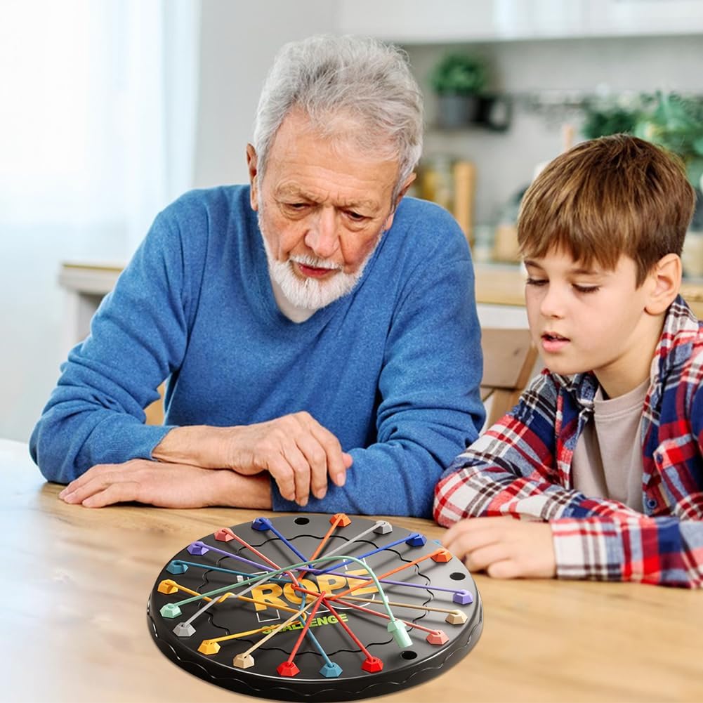 StringKnots - Kniffliges Seilaufwickelbrett Spiel — Fordere deine Gegner heraus