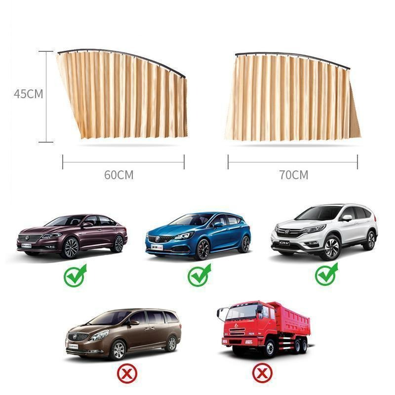 Gluschwein - Magnetische Auto-Sonnenschutzvorhänge (2/4 Stück)