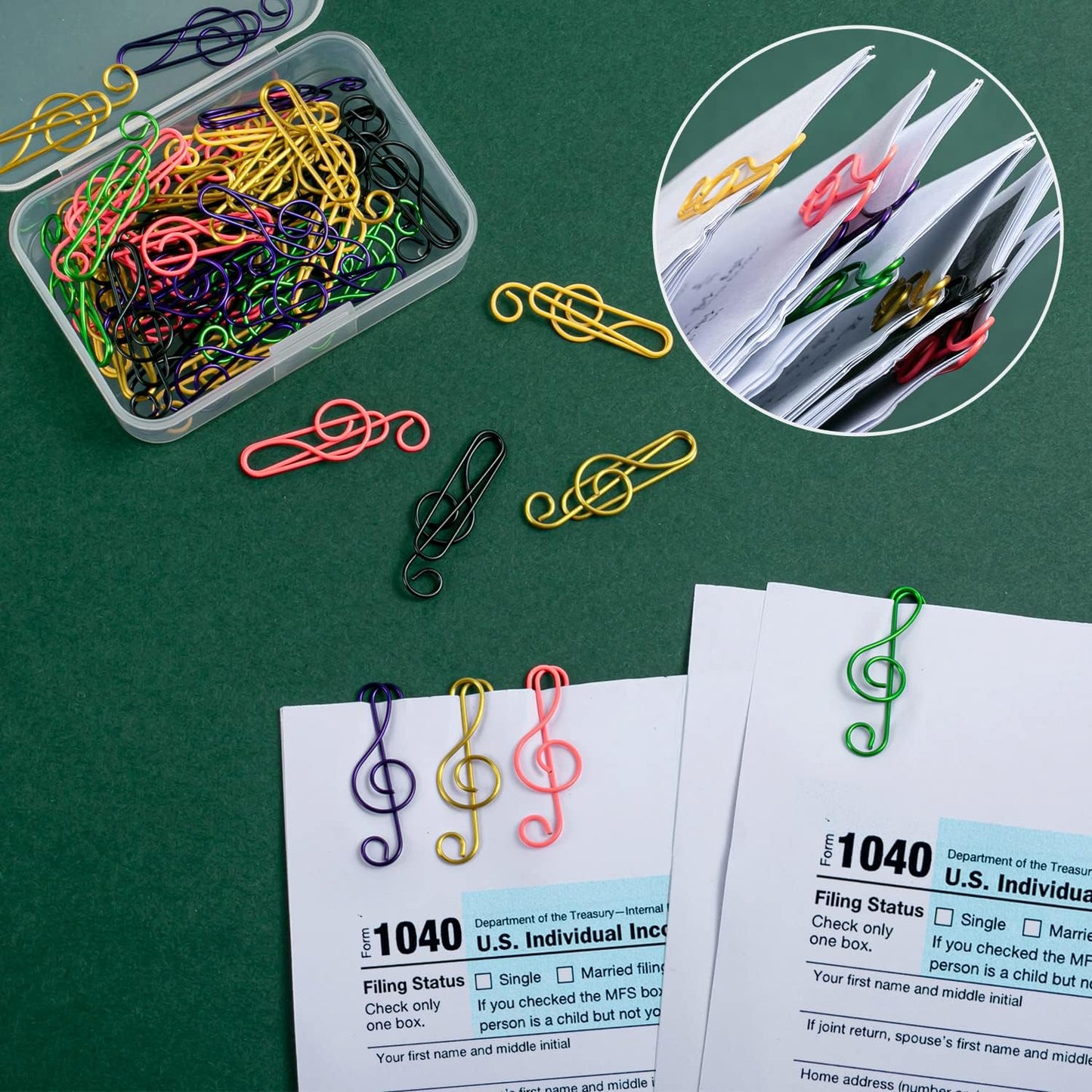 NoteClips - Clips para notas musicales: para la escuela, la oficina y regalos creativos