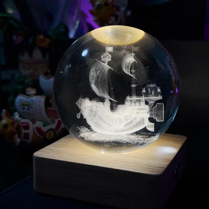 Gluschwein - Crystal Ball Night Light Creative DIY Rechargeable Lighting Night Light