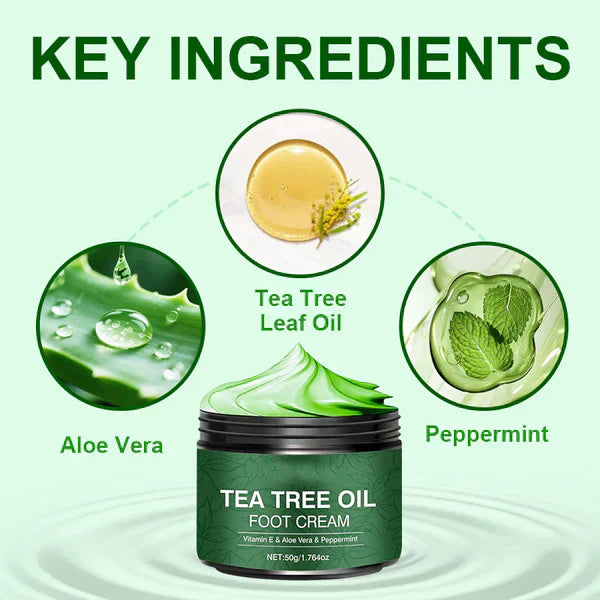 Gluschwein - 🌿 Beruhigende Fußcreme mit Aloe Vera und Teebaumöl