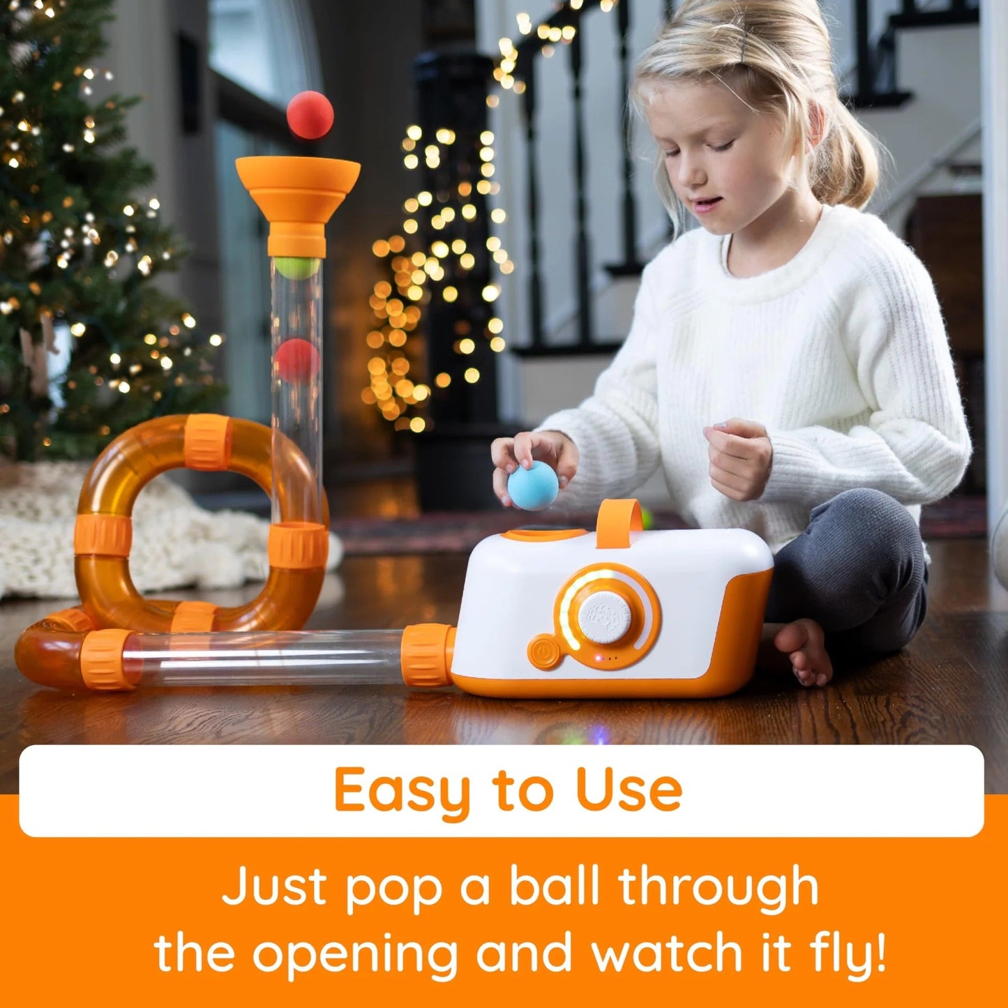 Gluschwein - Ball Tube - Infinite Air-Flow-Bausystem | Modulares STEM-Spielzeug für kreative Köpfe