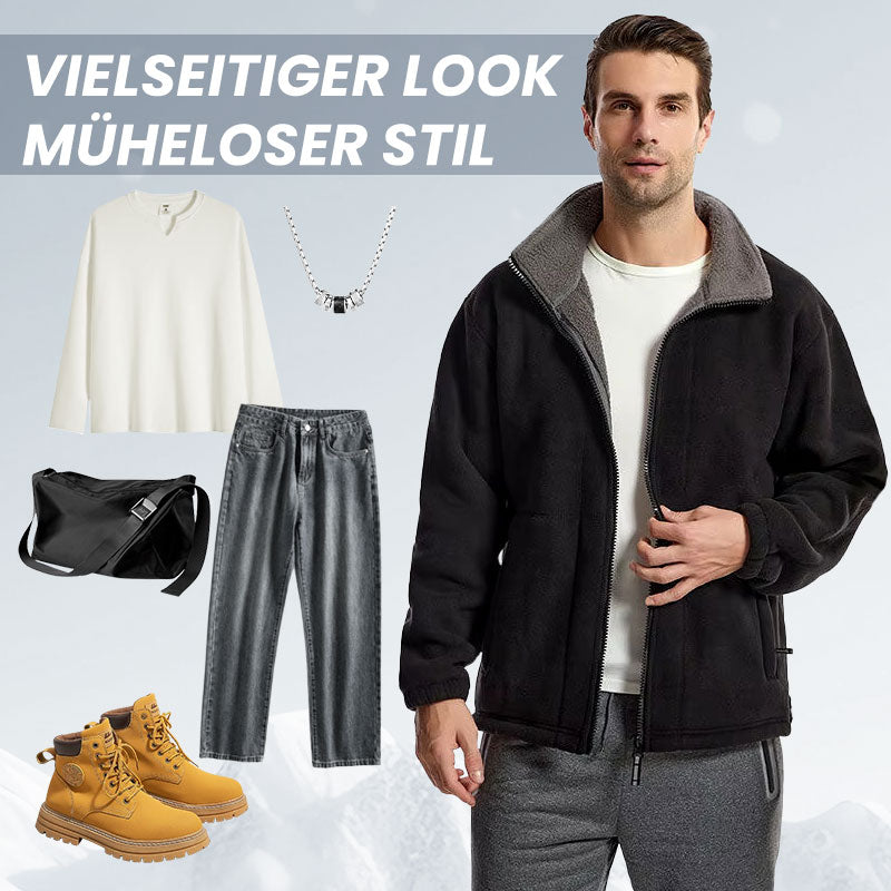 🍂 Early-bird price 50% Rabatt 🍁Herrenjacke mit doppelseitigem Fleece