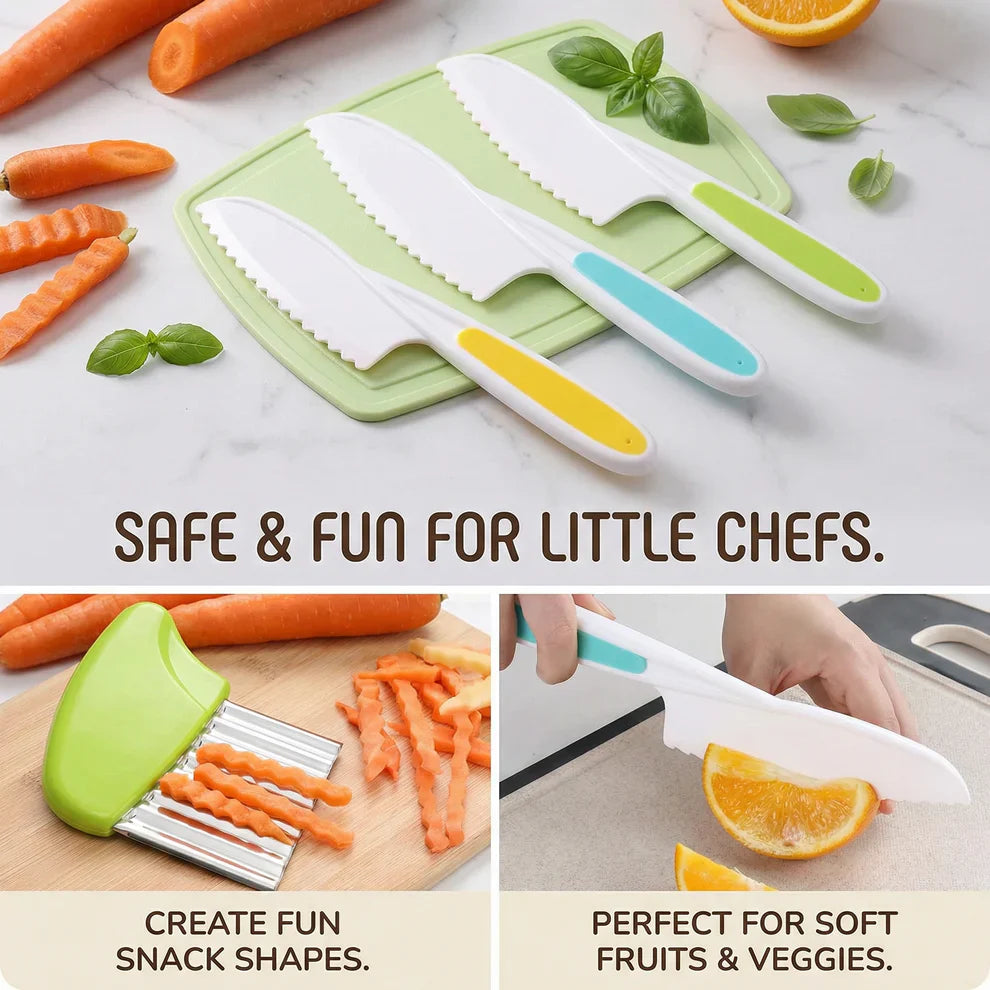 Kids Cooking Knife - Wecken Sie mit jedem sicheren Schnitt das Selbstvertrauen und die Kreativität Ihres Kindes