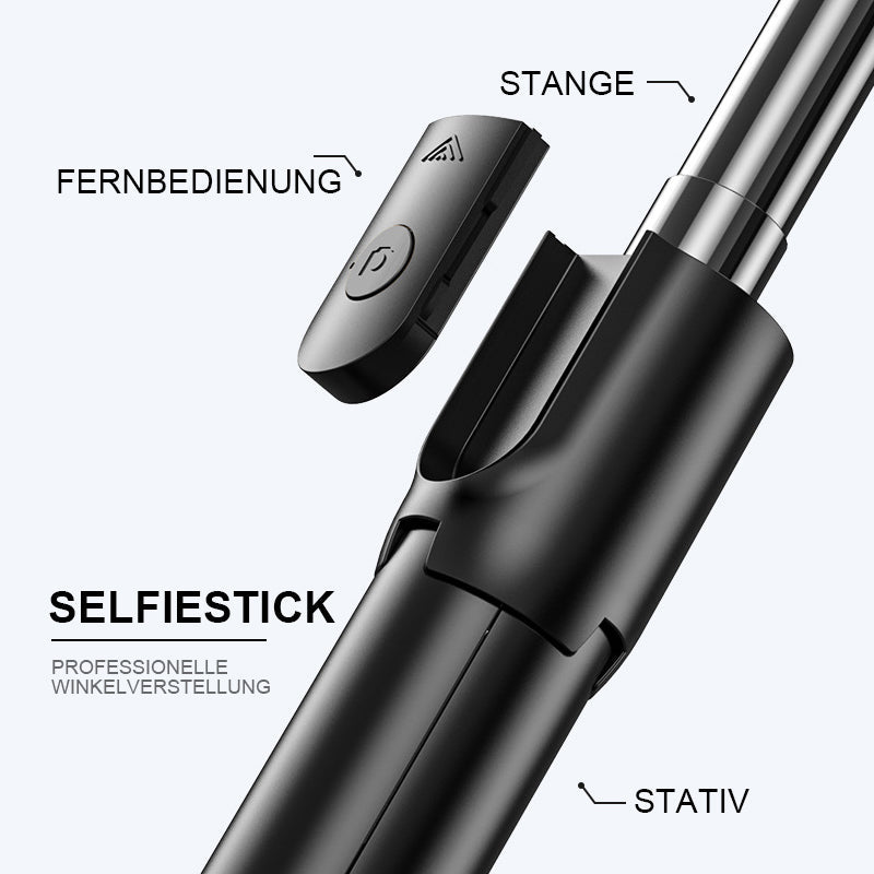 Gluschwein - Bluetooth Selfie Stick Einbeinstativ Wireless Phone Holder