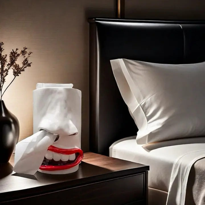 TissueNose - Lustiger Gesichts-Tuchspender