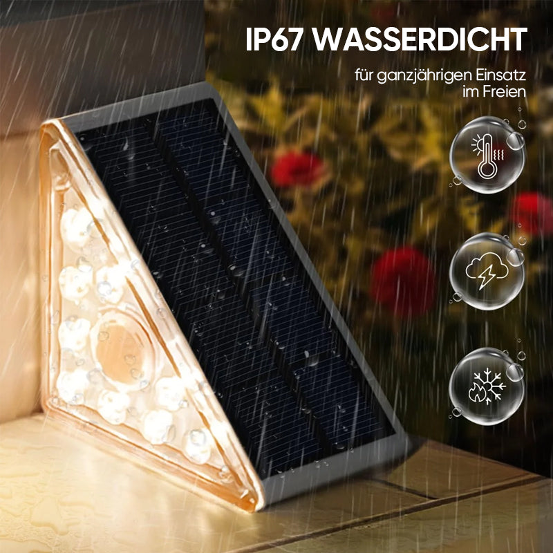 Gluschwein - 🌞LED-Solar-Stufenlichter Wasserdichtes Treppenlicht für draußen🔆