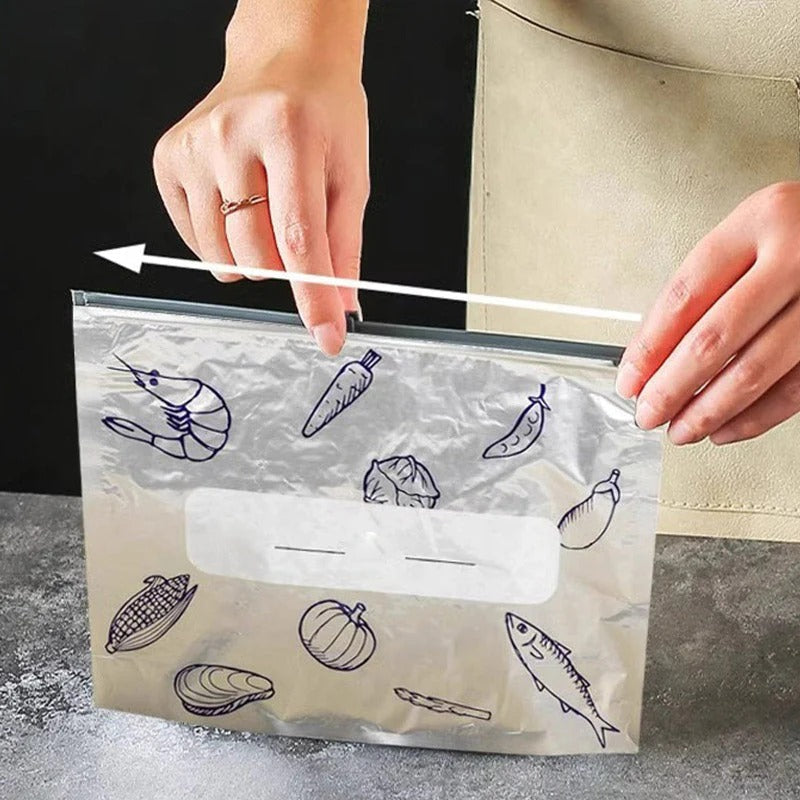 Gluschwein - Aluminium Bags - Wiederverwendbare Aufbewahrungsbeutel aus Aluminium für Lebensmittel