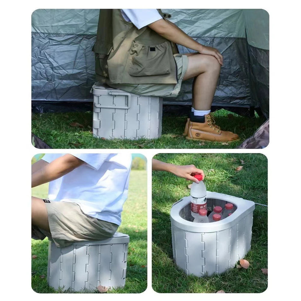 FoldToilet - Inodoro plegable portátil para viajes