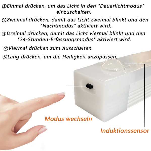 🔥Neujahrsangebot - KAUFEN 1 BEKOMMEN 1 GRATIS💡Lochfrei Smarte Sensorische Magnetische Wiederaufladbare LED-Leuchten