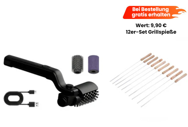 🔥🔥🍖 50% Rabatt - nur €54,99  ⚡️Kabelloser elektrischer Grillbürstenreiniger🍔Es gibt derzeit auch günstige Kombi-Angebote💪
