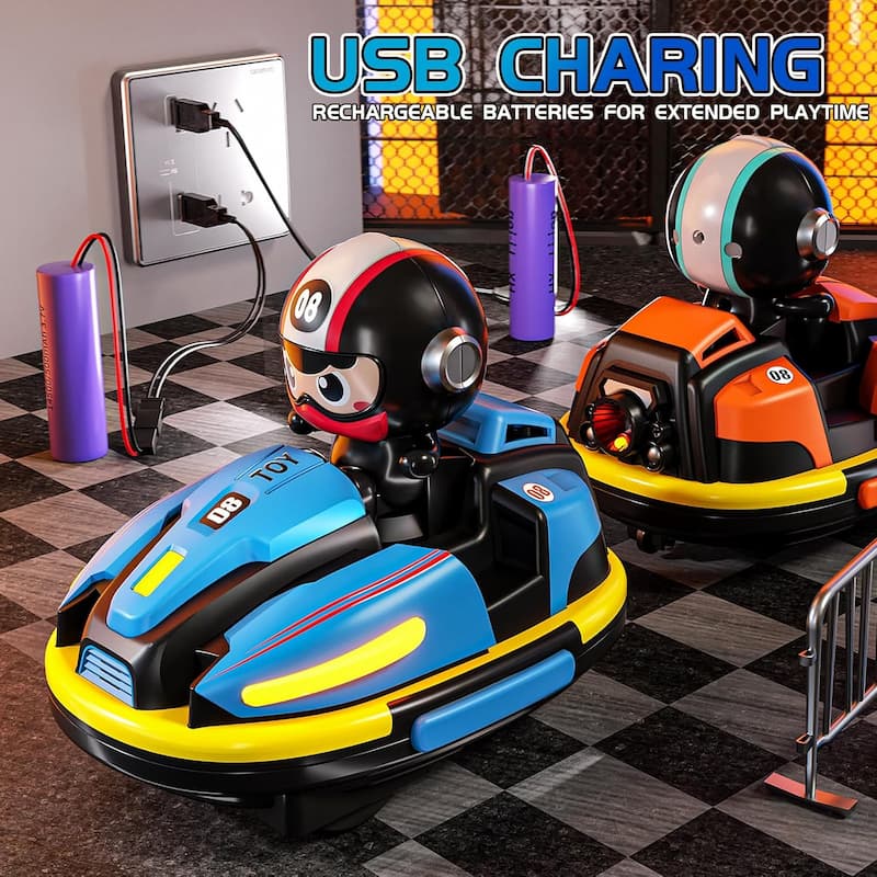Gluschwein - Bumper Car RC - 2,4-GHz-Ferngesteuertes Autoscooter-Spiel für zwei Spieler