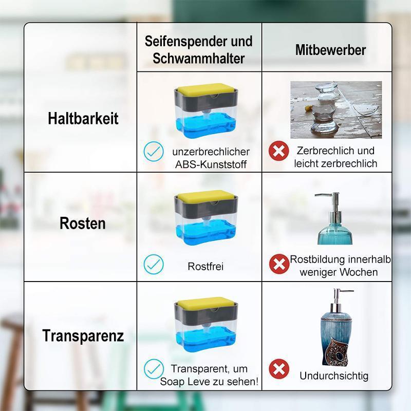 Gluschwein - Seifenspender und Schwammhalter