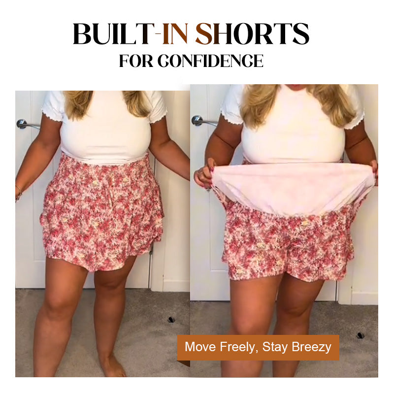 Gluschwein - 😍LAST DAY PROMOTION - 49%OFF💕Lightweight Slimming Floral Ruffle Tiered Skirt✨