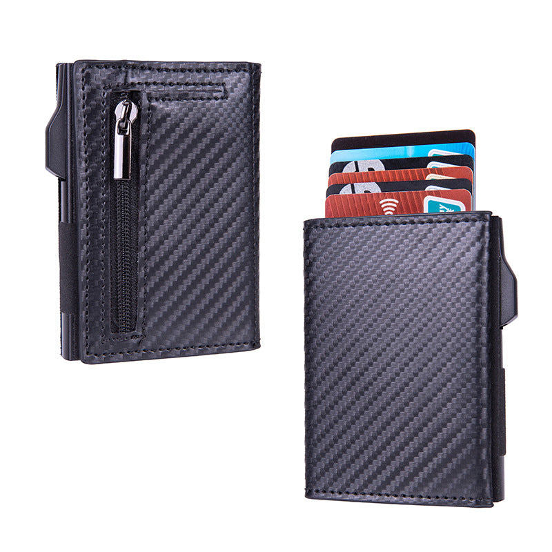 Gluschwein - Side Push Auto Pop-Up Card Holder Textured Black