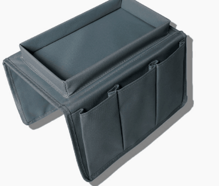 Elegantes Sofa-Armlehnen-Tablett mit Organizer für Getränke und Zubehör