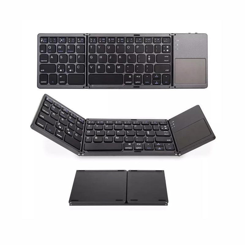 Gluschwein - Klappbare Bluetooth-Tastatur Schwarz