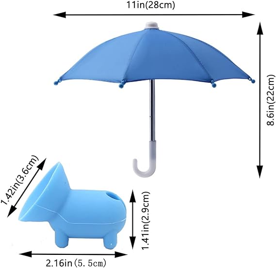 Gluschwein - Handy-Regenschirm-Saugnapf-Ständer für Sonne