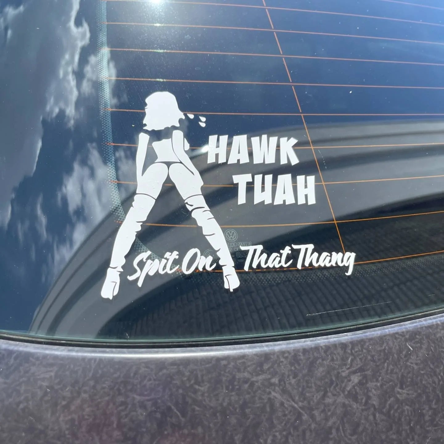 Gluschwein - Hawk Tuah Sticker | Spit on That Thang Car