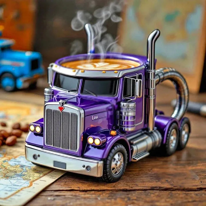 Semi-Truck Kaffeetasse für Lkw-Fahrer – Ein Muss für Reisen