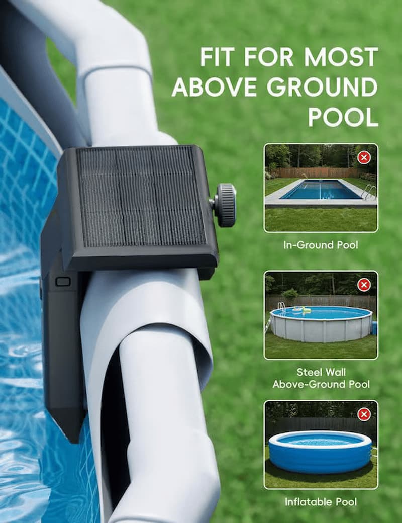 Pool Light Fountain - Solarbetriebene Pool-Stimmungsbeleuchtung