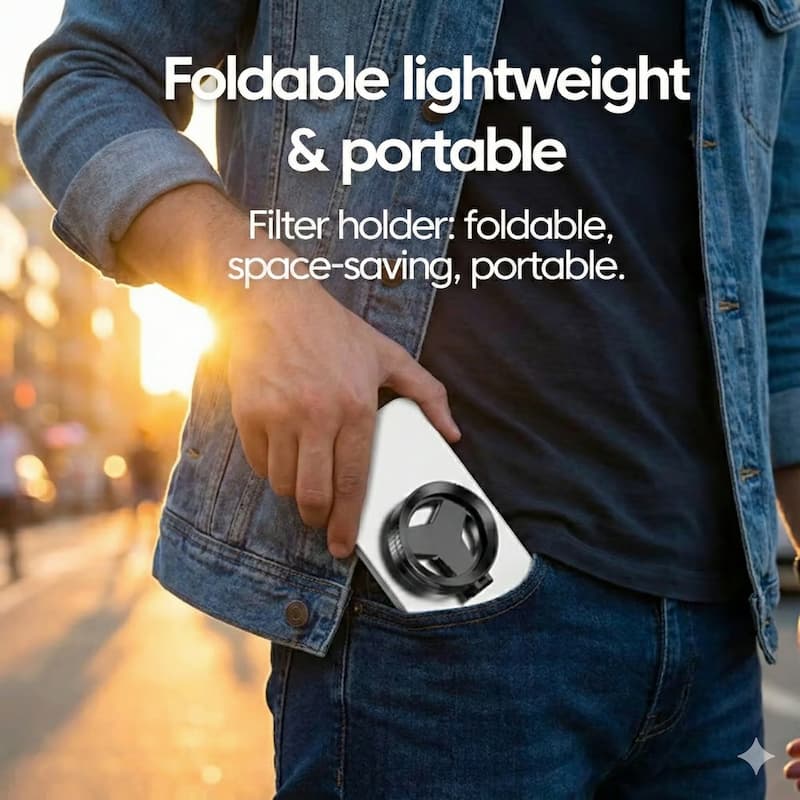 Gluschwein - PhoneLens - Magnetische Clip-On-Kamera-Polarisationsfilter