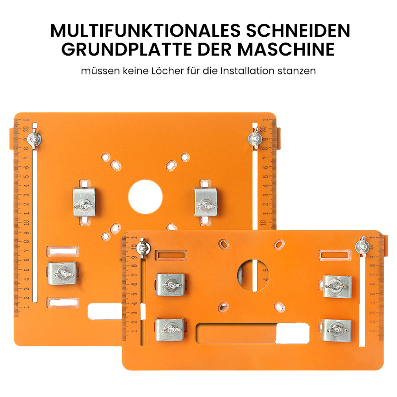 Gluschwein - Grundplatte der Schneidemaschine