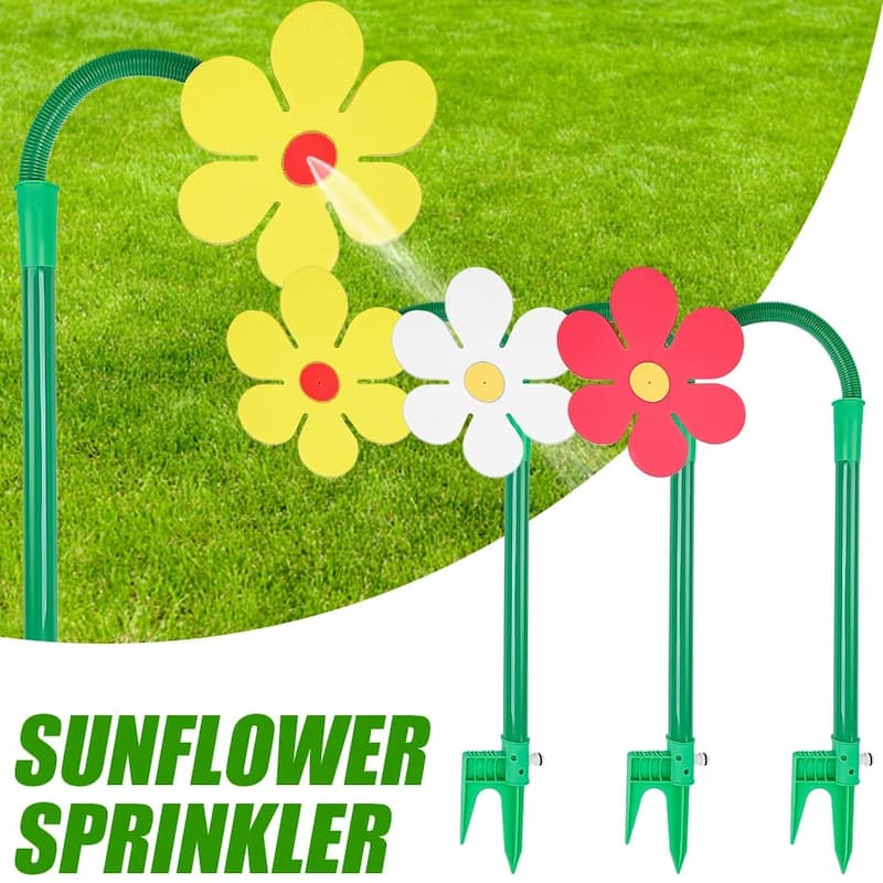 Gluschwein - Flower Sprayer - Drehbarer Gänseblümchen-Rasensprenger – Ein Spaß für Kinder und Haustiere
