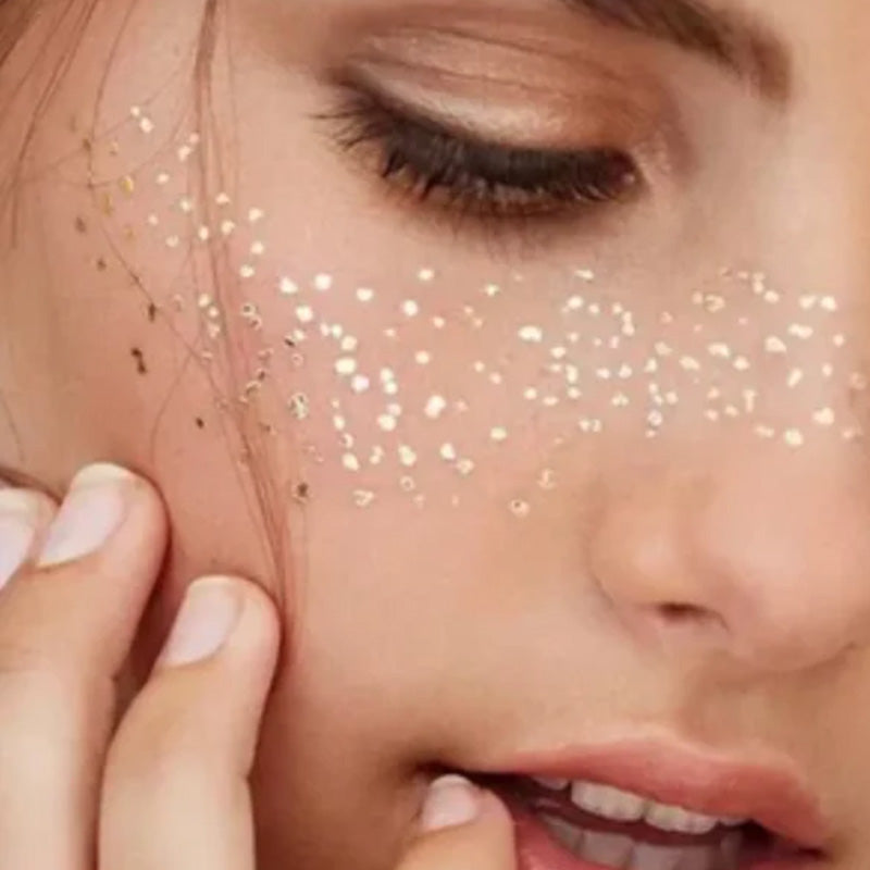 Glitter-Freckles-Aufkleber