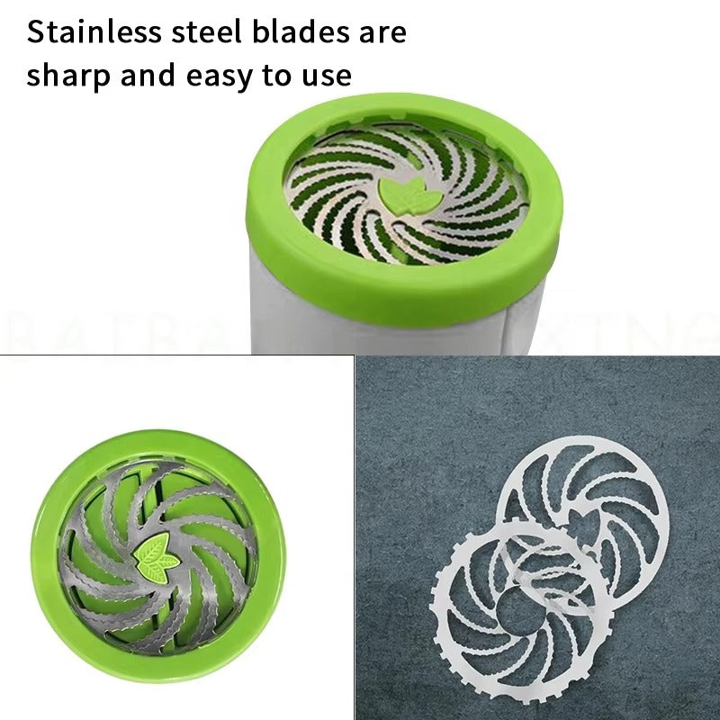 Gluschwein - Fresh Herb Shredder - Manueller Kräuterschneider aus Edelstahl