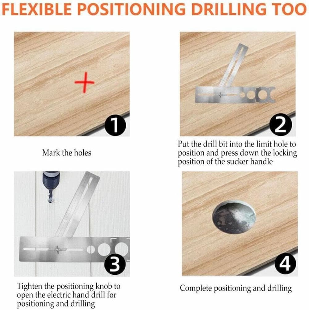 TileGauge - Vollwinkel-Fliesbohrschablone — Dein bester Helfer bei Renovierungen