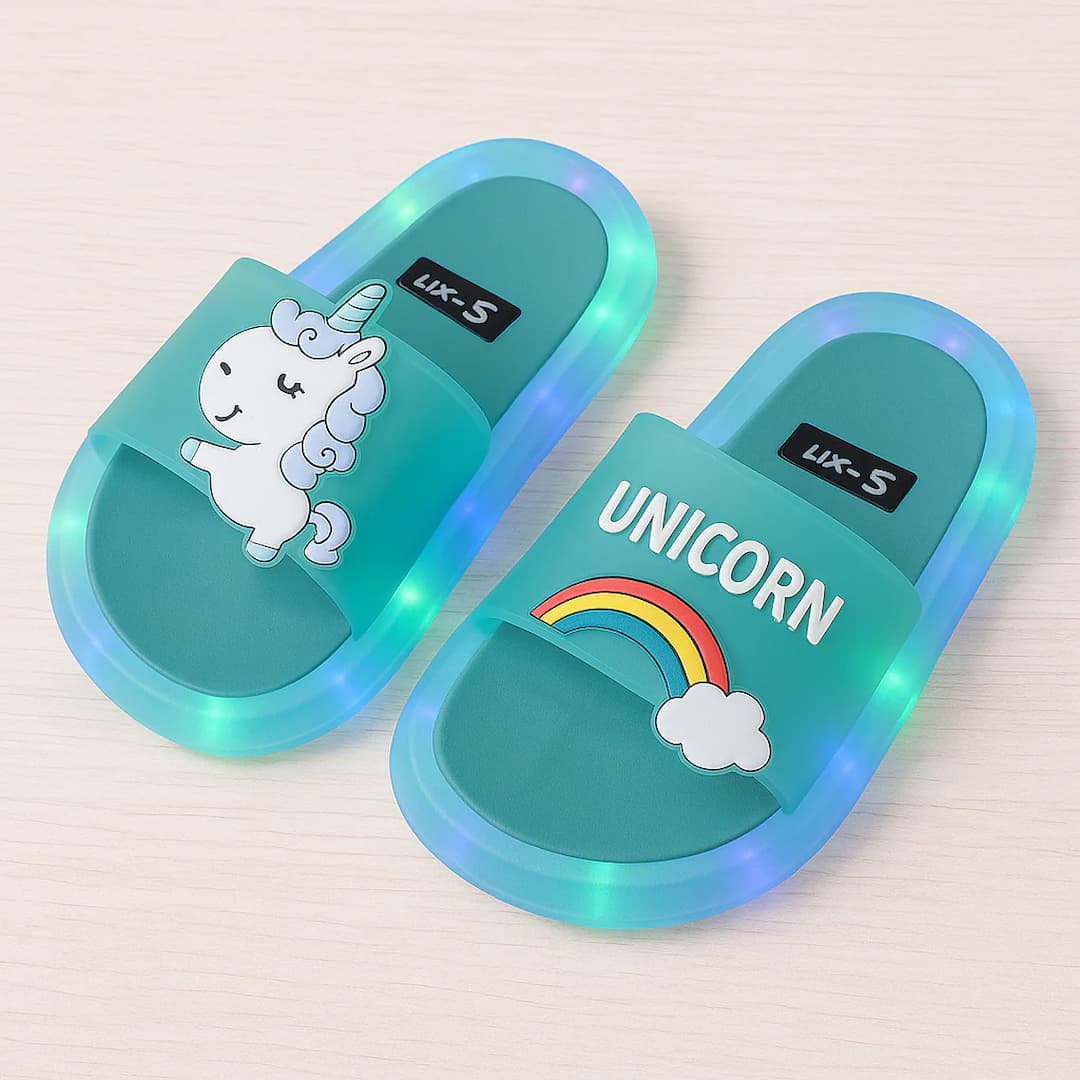 Gluschwein - Magische Einhorn-Hausschuhe für Kinder