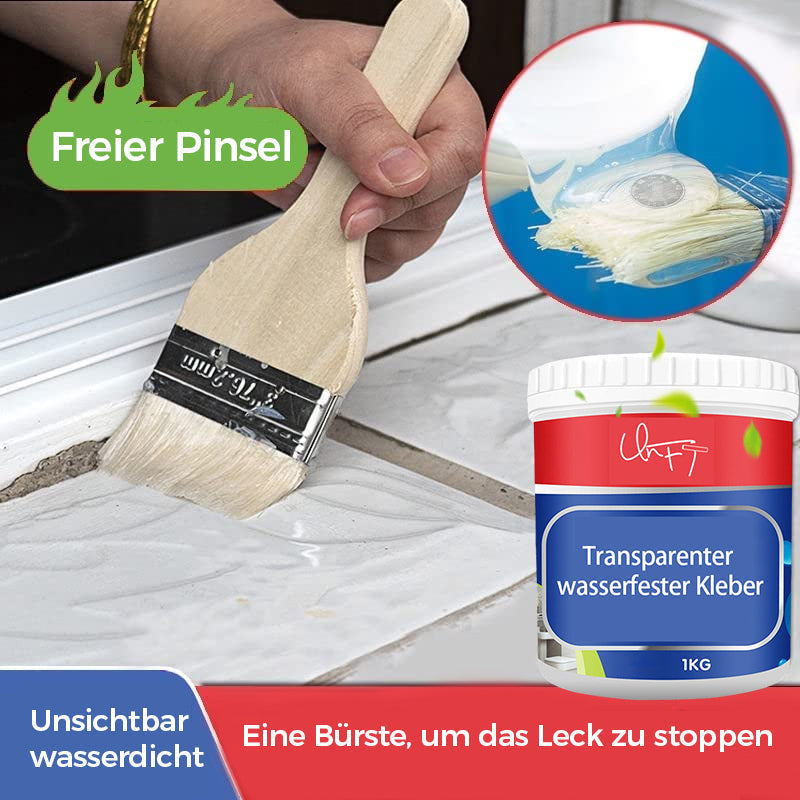 Gluschwein - Transparenter wasserfester Kleber