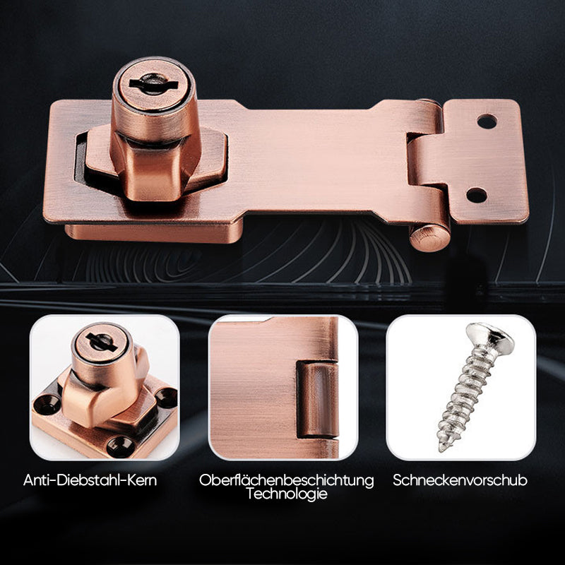 Cabinet Lock - Türschloss mit Scharnierriegel und 2 Schlüssel
