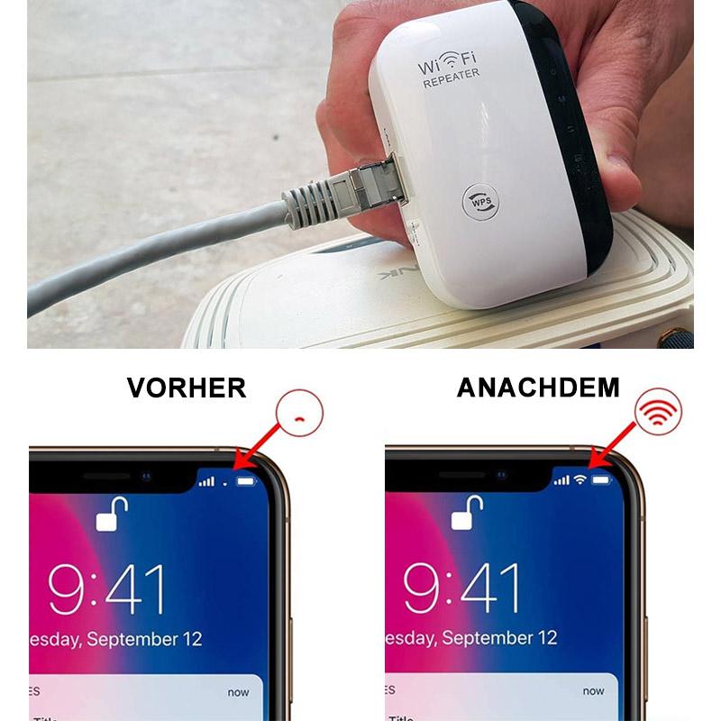 Gluschwein - Booster WiFi kabelloser Verstärker