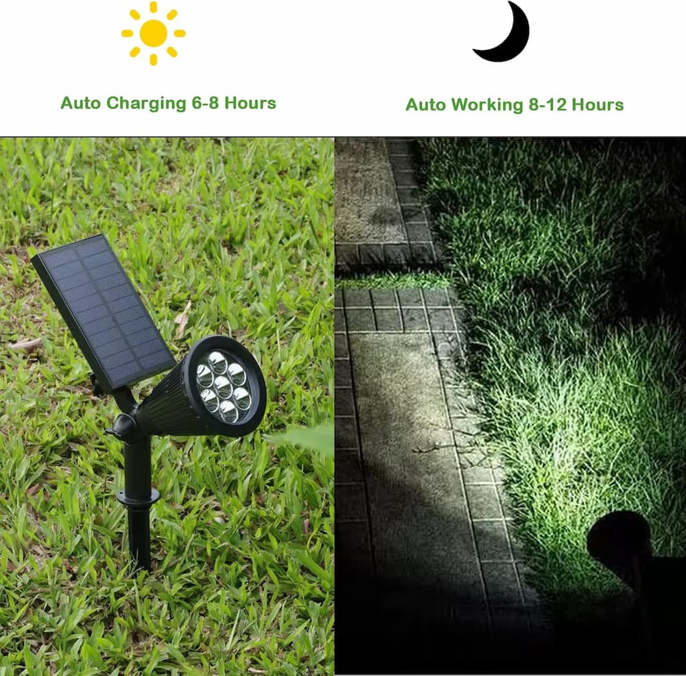 Garden Spotlight - Solarbetriebenes Gartenstrahler