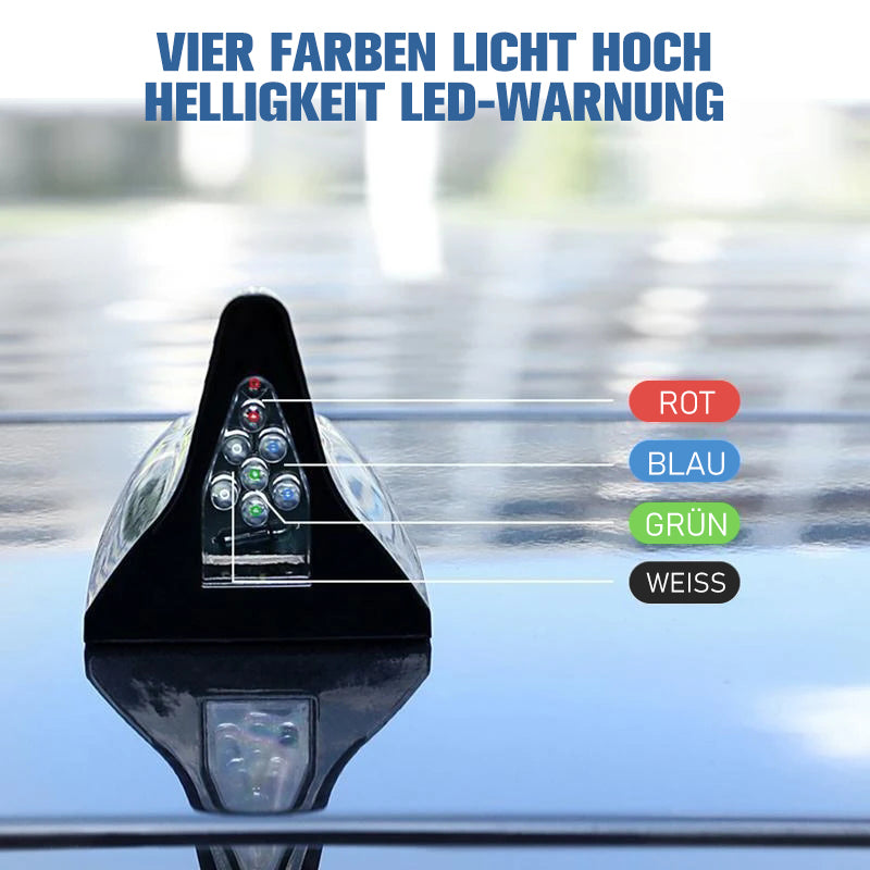 Gluschwein - Shark Fin Solarwarnlicht für Auto