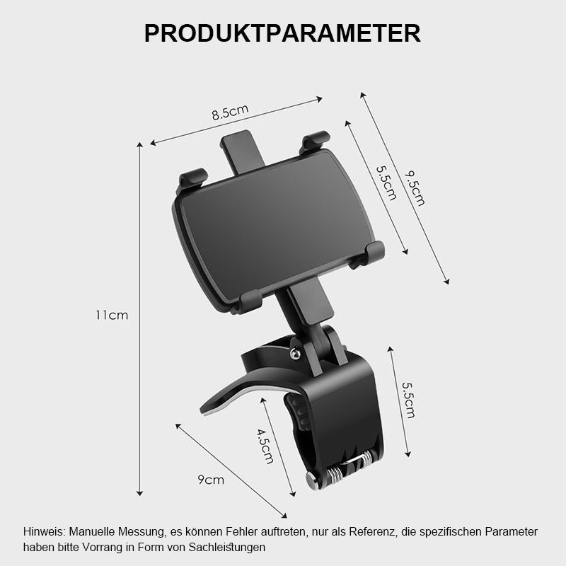 Gluschwein - Dashboard Autotelefonhalter 360º