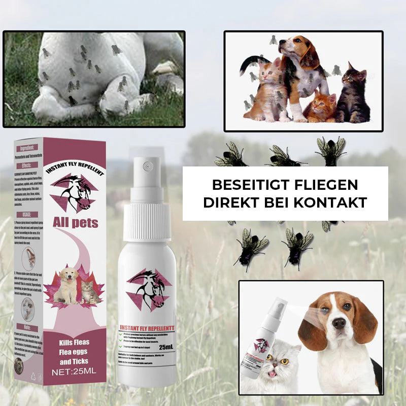 Gluschwein - Externes Anti-Juckreiz-Spray für Haustiere gegen Zecken und Zecken