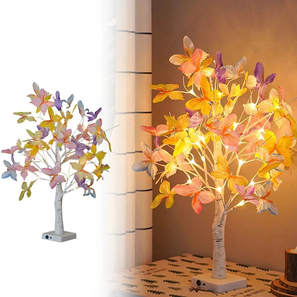 ButterflyTree - LED-Schmetterlingsbaum – Warmweißes Licht für stilvolle Wohnräume