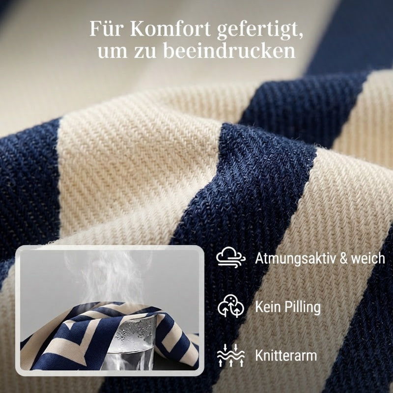 🔥Neu 2026 • Neu eingetroffen!💥Gestreiftes Shirt & weite Hose im Set – bequem & stilvoll für den Alltag